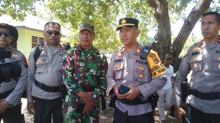 Pengamanan dan Himbauan Polres Flotim Terkait Konflik di Adonara Barat